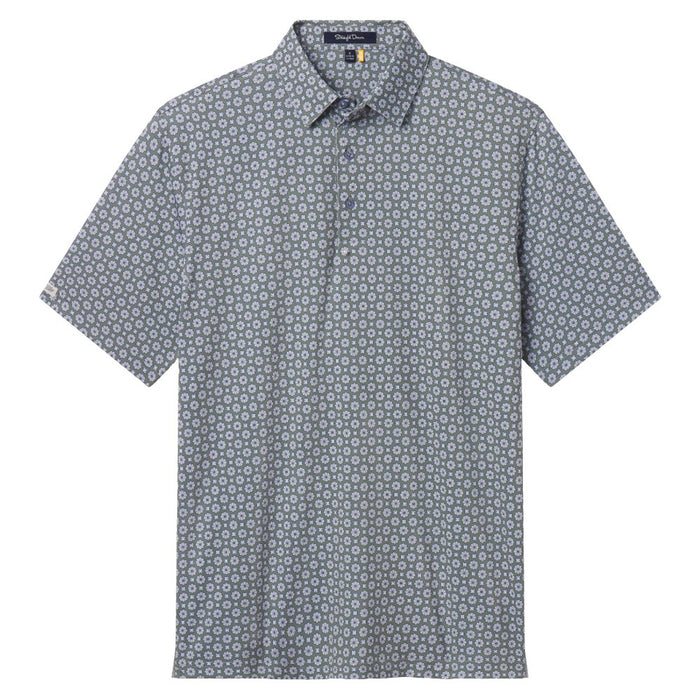 Straight Down Brooks Golf Polo Pine - FA25 Men