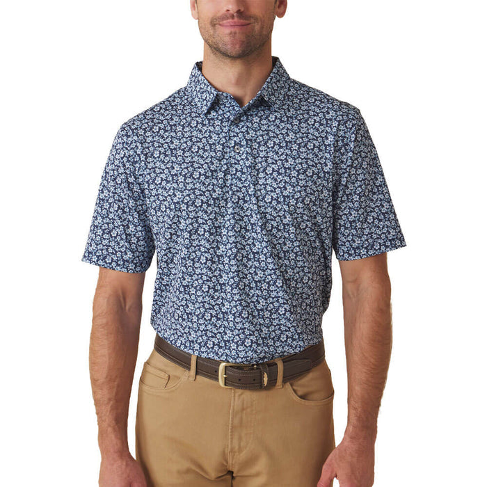 Straight Down Don Ho Golf Polo New Indigo - SP26 Men