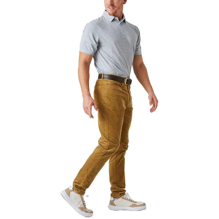 Straight Down Los Muertos Golf Polo White - FW24 Men