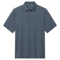 Straight Down Redbud Golf Polo New Indigo - SP26 Men