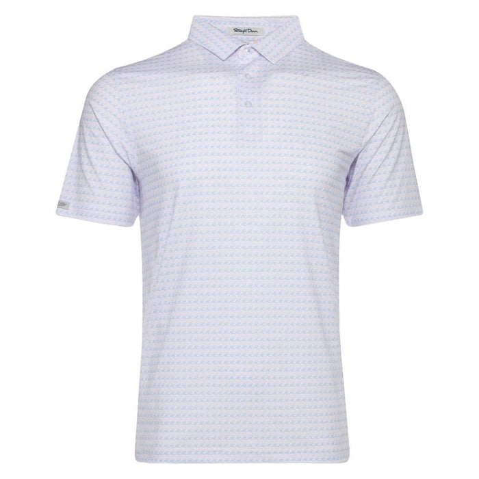 Straight Down Tsunami Golf Polo Lavender - FW24 Men