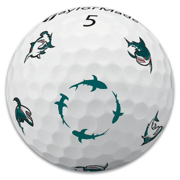 TaylorMade Limited Edition TP5 Pix Sharks Golf Balls