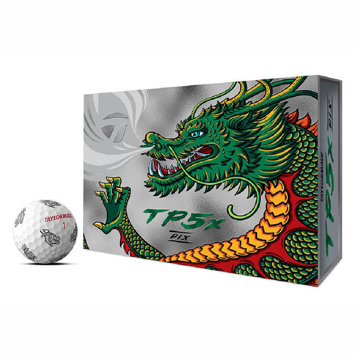 TaylorMade Limited Edition TP5x Pix Dragon Golf Balls