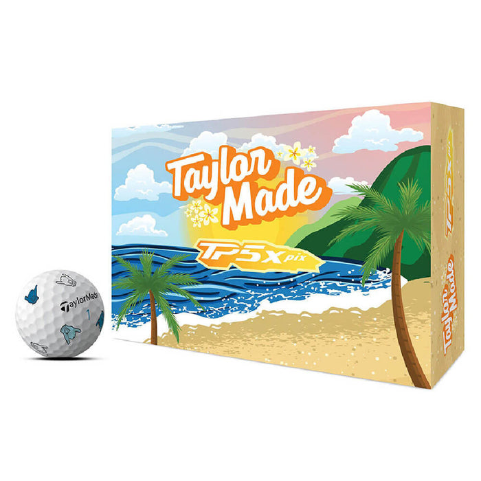 TaylorMade Limited Edition TP5x Pix Hawaii Golf Balls