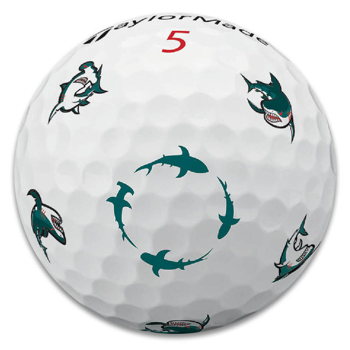 TaylorMade Limited Edition TP5x Pix Sharks Golf Balls