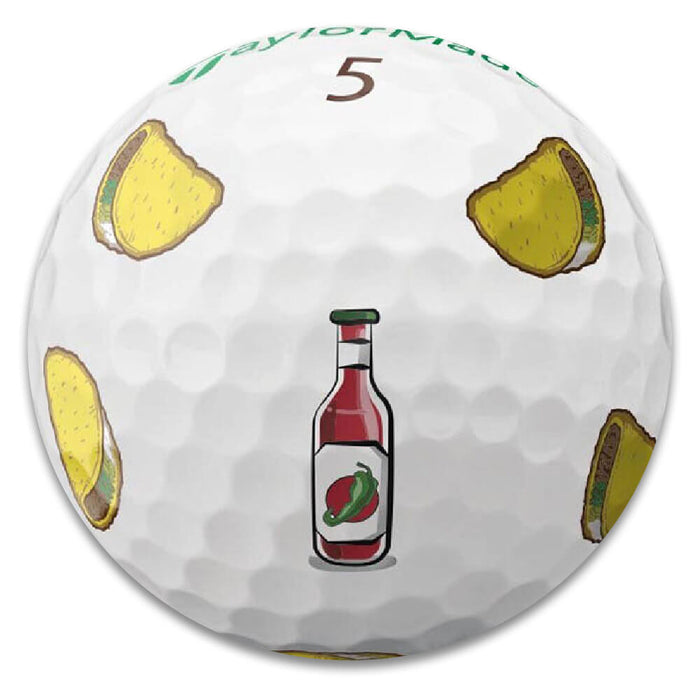 TaylorMade Limited Edition TP5x Pix Taco Golf Balls