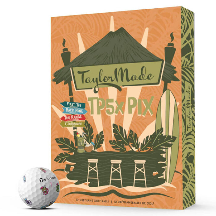 TaylorMade Limited Edition TP5x Pix Tiki Golf Balls