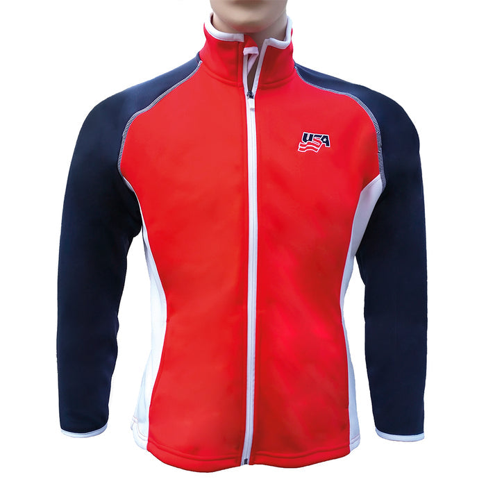 The Weather Apparel Co Polyflex Golf Jacket Red/Navy/White - FW19 Women