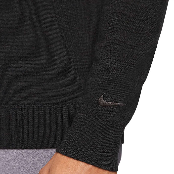 Nike Tiger Woods Knit Crew Golf Sweater Black - SP21