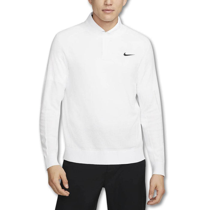Nike Tiger Woods Knit Crew Golf Sweater White/Black - FW23
