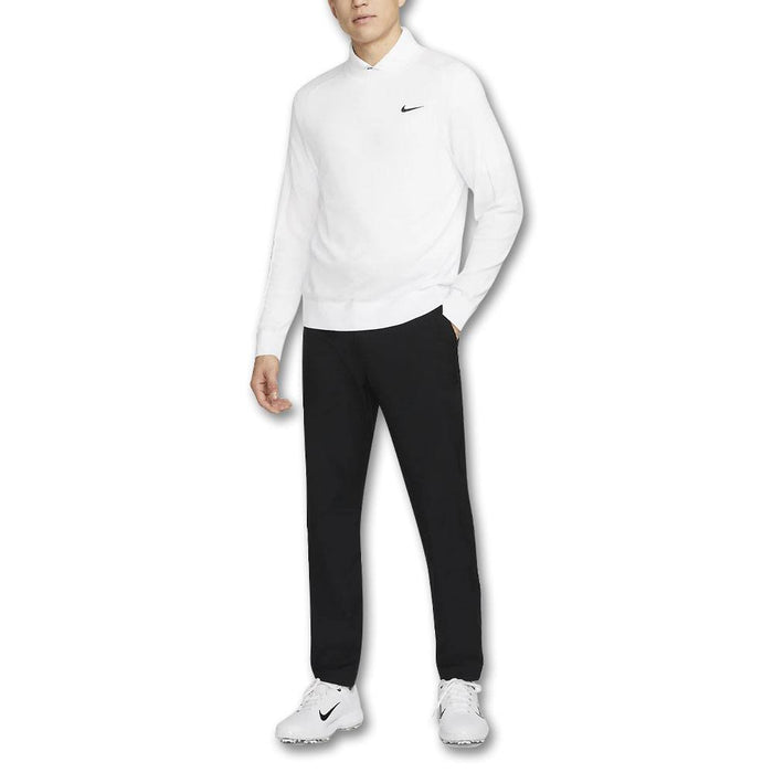 Nike Tiger Woods Knit Crew Golf Sweater White/Black - FW23
