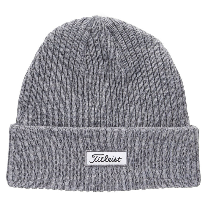 Titleist Charleston Cuff Knit Golf Beanie Heather Gray - 23 Men