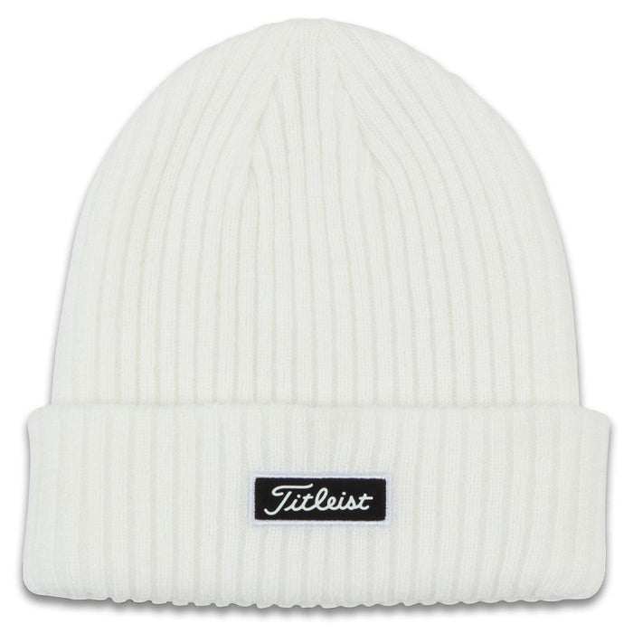 Titleist Charleston Cuff Knit Golf Beanie White/Black - 23 Men