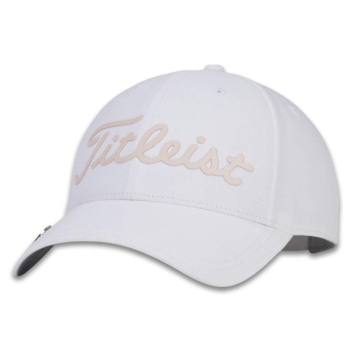 Titleist Players Performance Ball Marker Golf Cap White/Rose - 24 Women