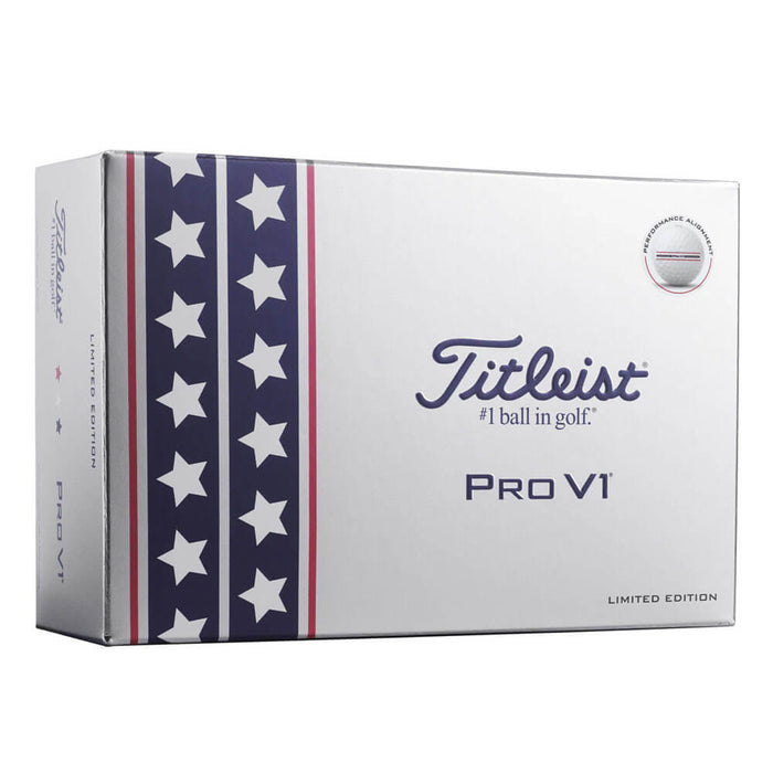 Titleist Pro V1 USA Performance Alignment 6-Balls Golf Balls