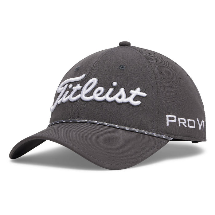 Titleist Tour Breezer Golf Cap Charcoal/White - 26 Men