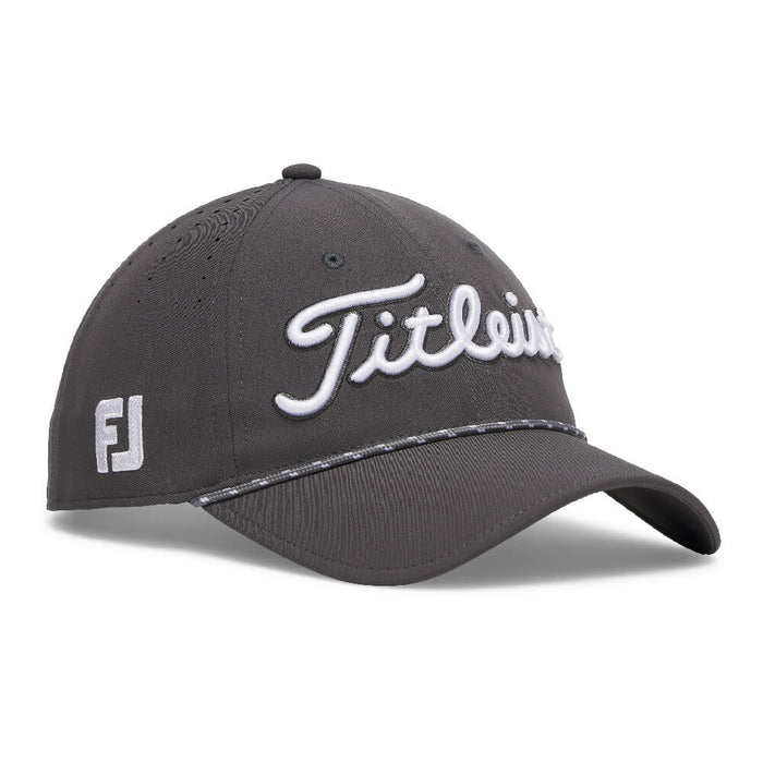 Titleist Tour Breezer Golf Cap Charcoal/White - 26 Men