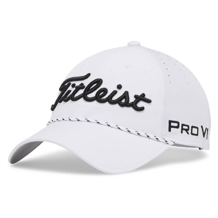 Titleist Tour Breezer Golf Cap White/Black - 26 Men