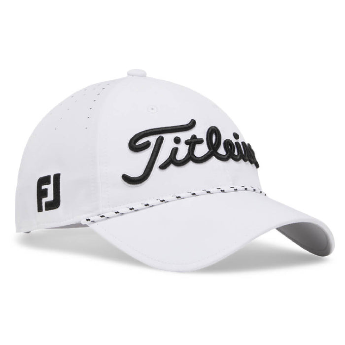 Titleist Tour Breezer Golf Cap White/Black - 26 Men