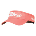 Titleist Tour Performance Staff Collection Golf Visor Coral/White - 23 Men