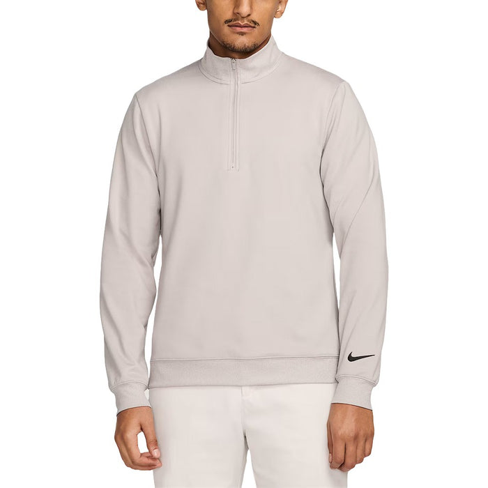 Nike Tour 1/2 Zip Golf Pullover Gray/Black - FA25 Men