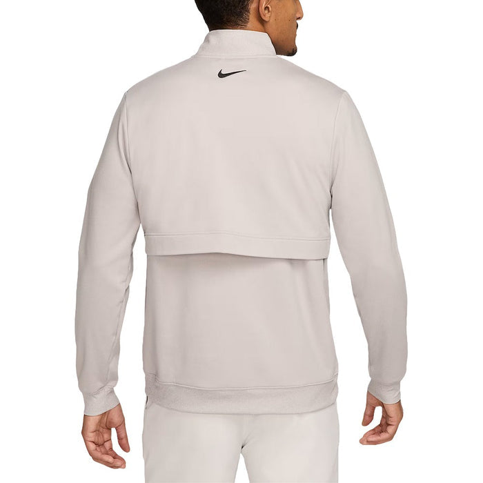 Nike Tour 1/2 Zip Golf Pullover Gray/Black - FA25 Men
