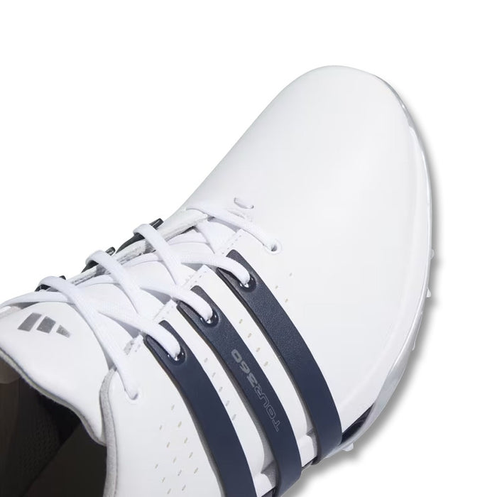 Adidas Tour360 Golf Shoes Cloud White/Collegiate Navy/Silver Metallic - 24 Men