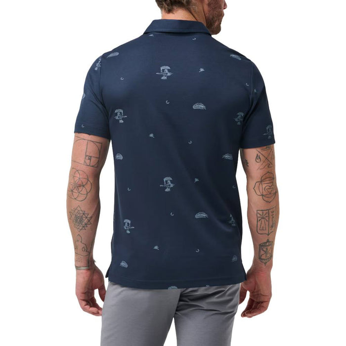 TravisMathew Beach Creature Golf Polo Total Eclipse - SS24 Men