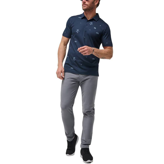 TravisMathew Beach Creature Golf Polo Total Eclipse - SS24 Men