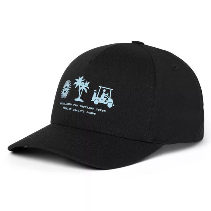 TravisMathew Beverage Cart Golf Cap Black - SS26 Men