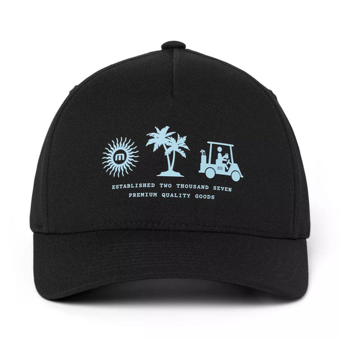 TravisMathew Beverage Cart Golf Cap Black - SS26 Men