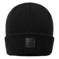 TravisMathew Cloud Waffle Golf Beanie Black - FW24