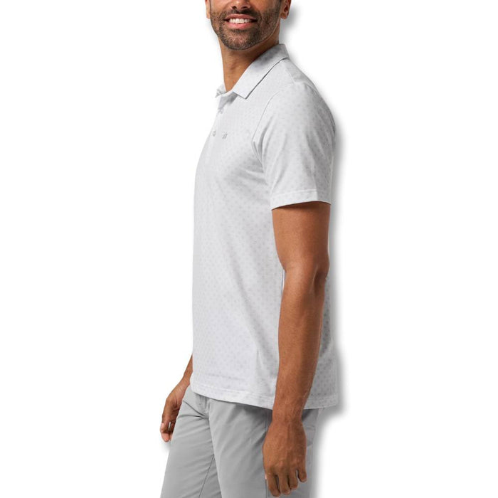TravisMathew Featherweight Salt Breeze Golf Polo White - SS26 Men