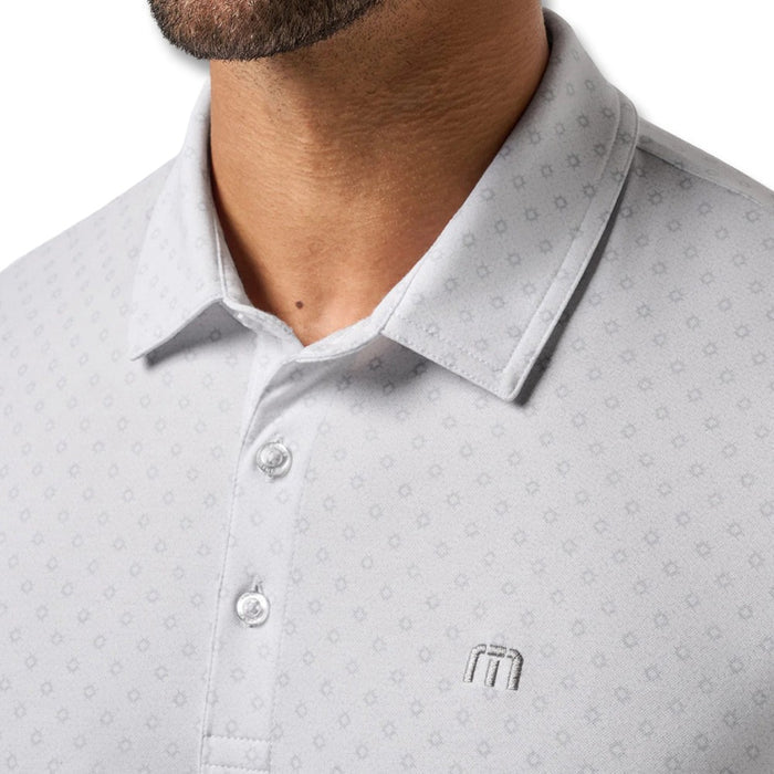 TravisMathew Featherweight Salt Breeze Golf Polo White - SS26 Men
