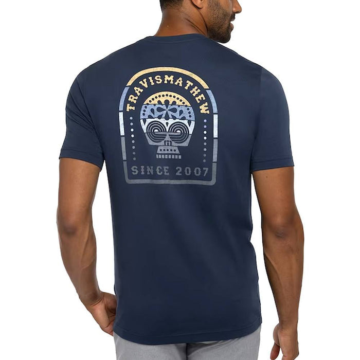 TravisMathew Free Day Golf T-Shirt Dress Blues - SS23 Men