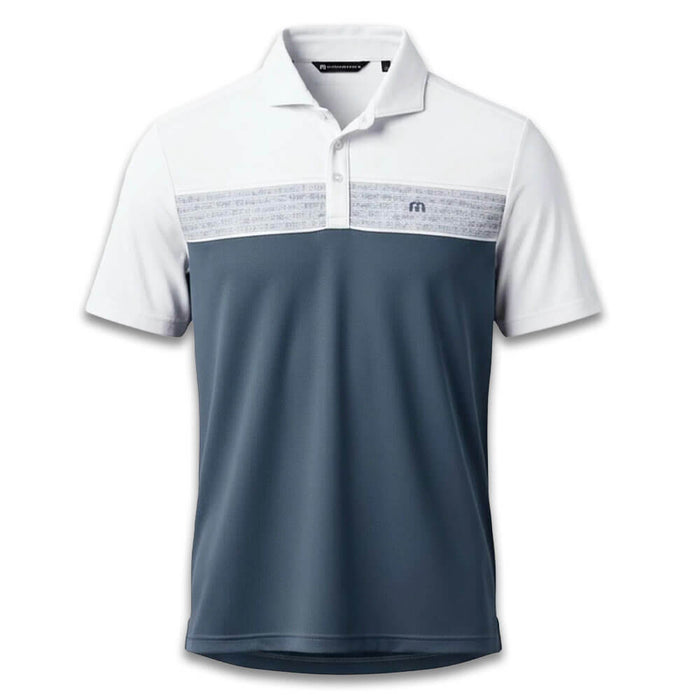TravisMathew Good Good CB Golf Polo White - SS26 Men