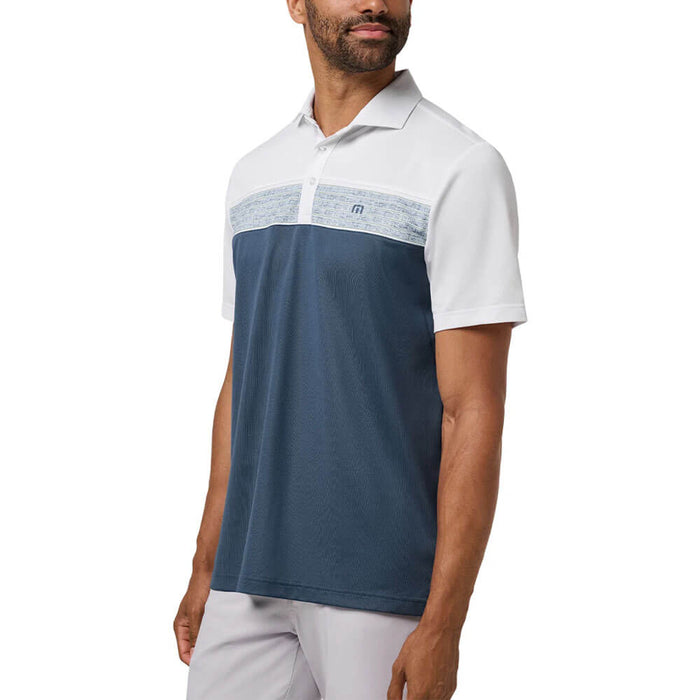 TravisMathew Good Good CB Golf Polo White - SS26 Men