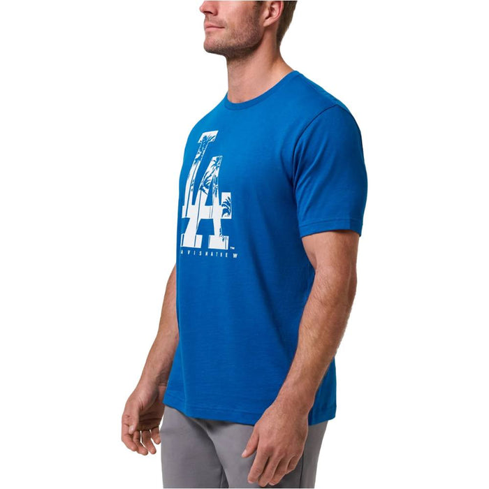 TravisMathew Los Angeles Dodgers City of Stars Golf T-Shirt Classic Blue - SS26 Men