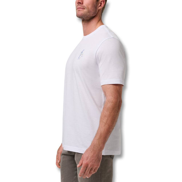 TravisMathew Los Angeles Dodgers Dugout Dreams Golf T-Shirt White - SS26 Men