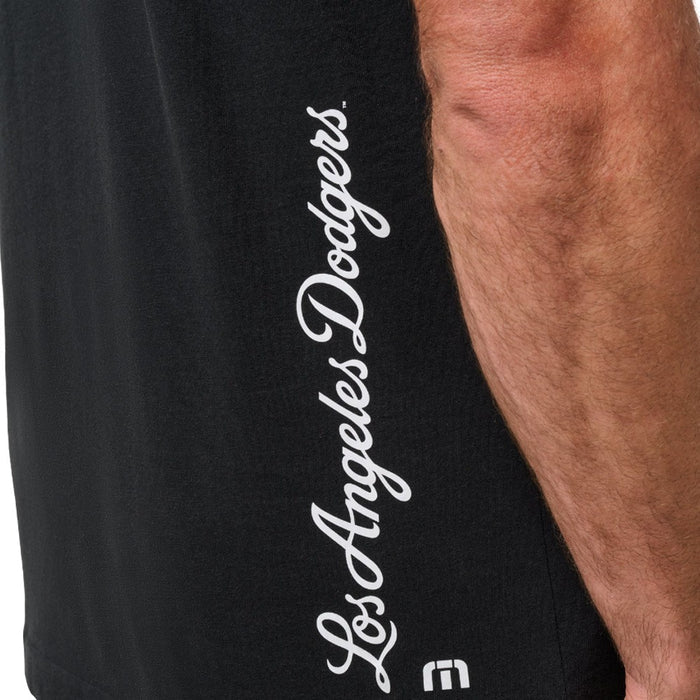 TravisMathew Los Angeles Dodgers Swing Fast Golf T-Shirt Black - SS26 Men