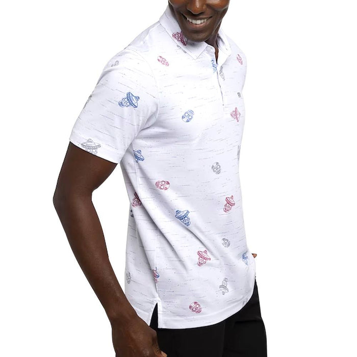 TravisMathew Mexicali Golf Polo White - SS23 Men