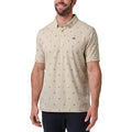 TravisMathew Performance Jersey Course Golf Polo Italian Sand - SS26 Men