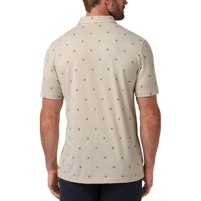 TravisMathew Performance Jersey Course Golf Polo Italian Sand - SS26 Men