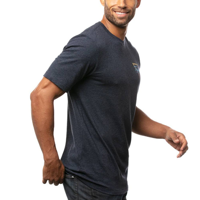 TravisMathew Prep School Golf T-Shirt Mood Indigo/Vinatge Indigo - SS21 Men