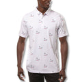 TravisMathew Rally Time Golf Polo White - SS21 Men