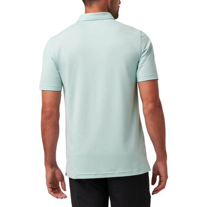 TravisMathew The Heather Golf Polo Eggshell Blue - SS26 Men