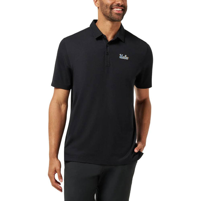 TravisMathew UCLA School Pride Golf Polo Black - FW25 Men