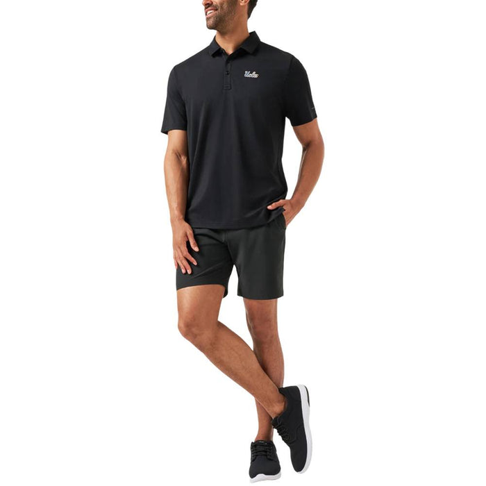 TravisMathew UCLA School Pride Golf Polo Black - FW25 Men