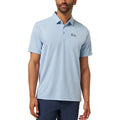 TravisMathew UCLA School Pride Golf Polo Heather Blue - FW25 Men