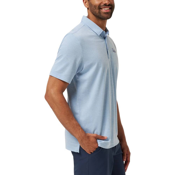 TravisMathew UCLA School Pride Golf Polo Heather Blue - FW25 Men